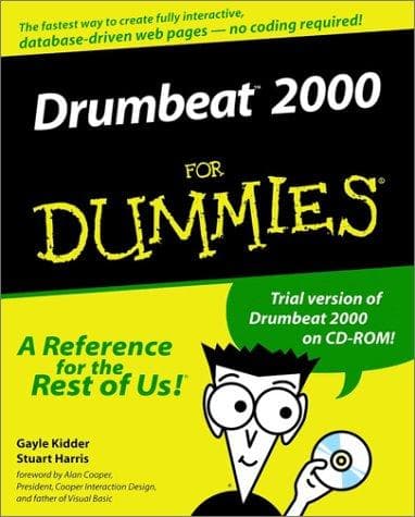Tapa de Drumbeat 2000 for dummies