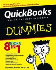 Tapa de Quickbooks all-in-one desk reference for dummies