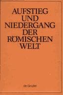 Tapa de Aufstieg Und Niedergang Der Roemischen Welt/Part 1