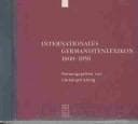 Tapa de Internationales Germanistenlexikon 1800-1950