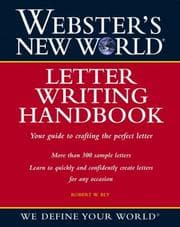 Tapa de Webster's New World letter writing handbook