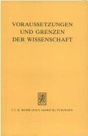 Tapa de Voraussetzungen und Grenzen der Wissenschaft