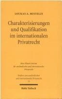 Tapa de Charakterisierungen und Qualifikation im internationalen Privatrecht