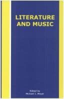 Tapa de Literature and Music (Rodopi Perspectives on Modern Literature 25) (Rodopi Perspectives on Modern Literature)