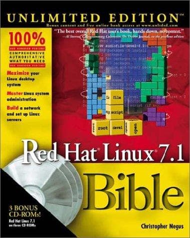 Tapa de Red Hat Linux 7.1 Bible