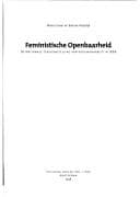 Tapa de Feministische openbaarheid
