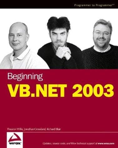 Tapa de Beginning VB.NET 2003