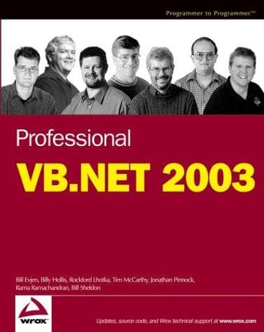 Tapa de Professional VB.NET 2003