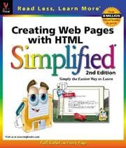 Tapa de Creating Web pages with HTML simplified