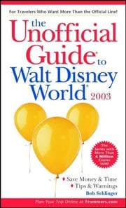 Tapa de The Unofficial Guide to Walt Disney World 2003