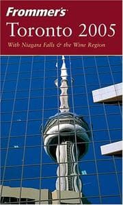 Tapa de Frommer's Toronto 2005