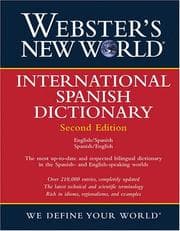 Tapa de Webster's New World international Spanish dictionary