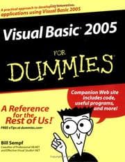 Tapa de Visual Basic 2005 for dummies