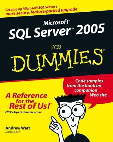 Tapa de Microsoft SQL Server 2005 for dummies