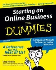 Tapa de Starting an Online Business For Dummies