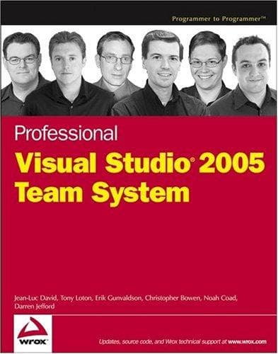 Tapa de Professional Visual studio team system
