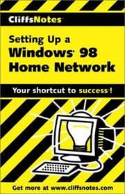 Tapa de CliffsNotes Setting Up a Windows 98 Home Network