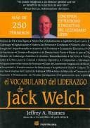 Tapa de El Vocabulario Del Liderazgo De Jack Welch/ The Jack Welch Lexicon of Leadership
