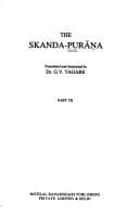 Tapa de The Skanda-Purana, Part VII (Ancient Indian Tradition and Mythology)