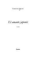 Tapa de El Amante Japones