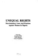 Tapa de Unequal rights