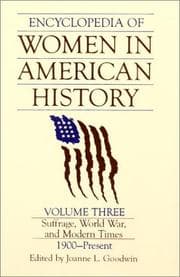 Tapa de Encyclopedia of women in American history