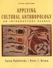 Tapa de Applying cultural anthropology