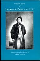 Tapa de Selected verse of Thomas D'Arcy McGee