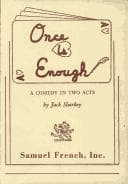 Tapa de Once is enough