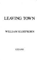Tapa de Leaving town