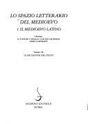 Tapa de Lo Spazio letterario del Medioevo