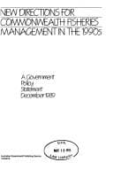 Tapa de New directions for Commonwealth fisheries management in the 1990s