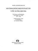 Tapa de Buchhandelsmanufaktur und Aufklärung