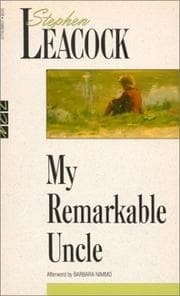 Tapa de My remarkable uncle