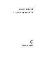Tapa de A Sinless Season