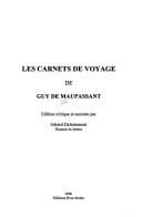 Tapa de Les carnets de voyage
