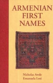 Tapa de Armenian first names
