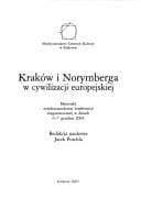 Tapa de Kraków i Norymberga w cywilizacji europejskiej