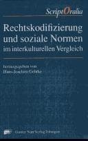 Tapa de Rechtskodifizierung und soziale Normen im interkulturellen Vergleich