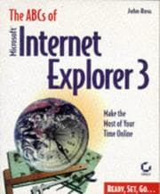 Tapa de The ABC's of Microsoft Internet Explorer 3