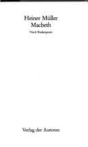 Tapa de Macbeth