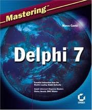 Tapa de Mastering Delphi 7
