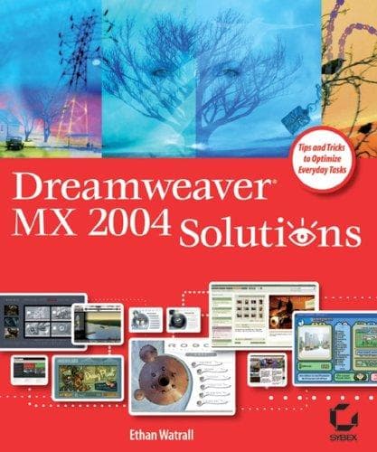 Tapa de Dreamweaver MX 2004 Solutions