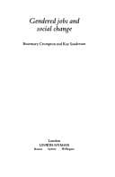Tapa de Gendered jobs and social change