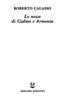 Tapa de Le nozze di Cadmo e Armonia