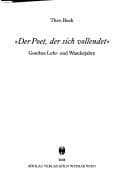 Tapa de Der Poet, der sich vollendet