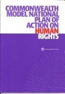 Tapa de Commonwealth model national plan of action on human rights