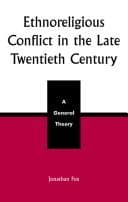Tapa de Ethnoreligious Conflict in the Late 20th Century