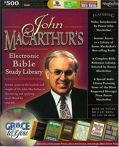 Tapa de John MacArthur's Electronic Bible Study Library