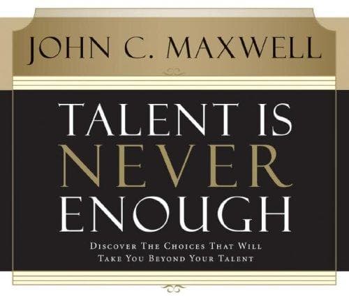 Tapa de Talent Is Never Enough